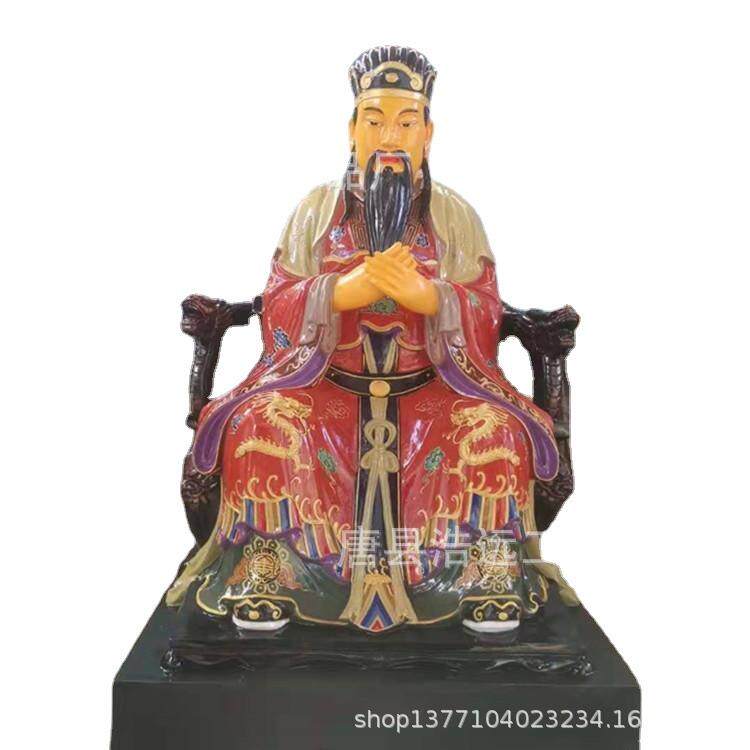 铜雕十殿阎王像 阎罗王铜像 铸造阴差牛头马面铜像