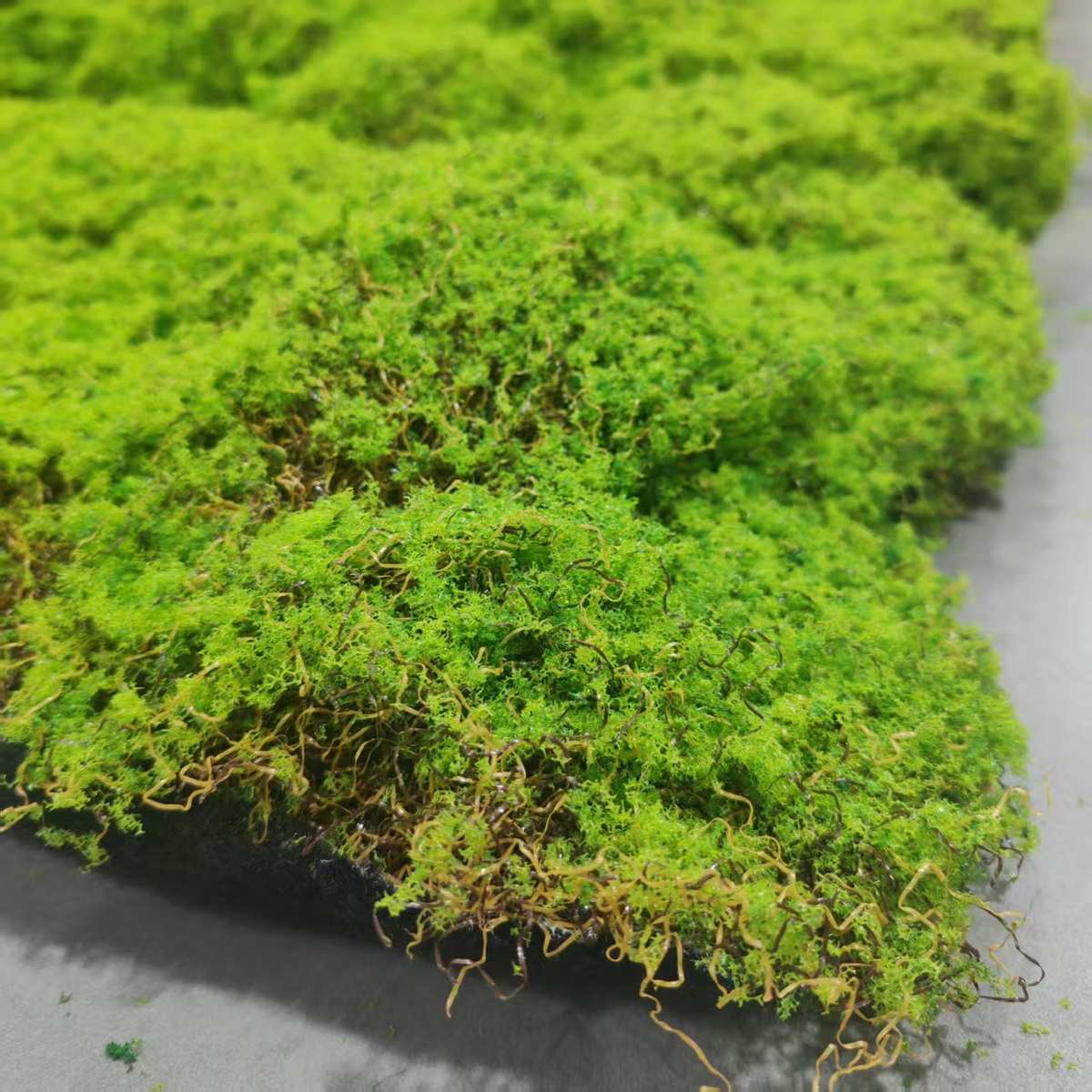 仿真植毛苔藓 网红绿色苔藓草皮花艺软装 仿真大鼓包植毛青苔