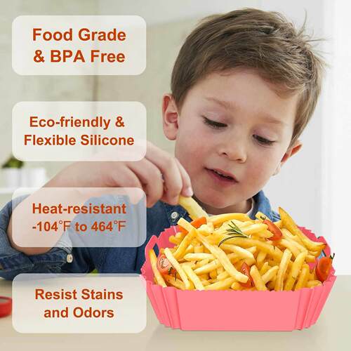Air Fryer Silicone Liners Pot Oven Liner Baking Tray Basket