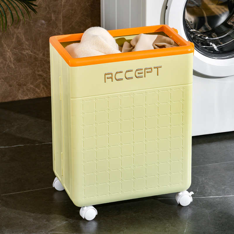桶浴室衣放网洗衣家用款篮收纳衣物衣服篓脏篮大容量卫生间筐脏红