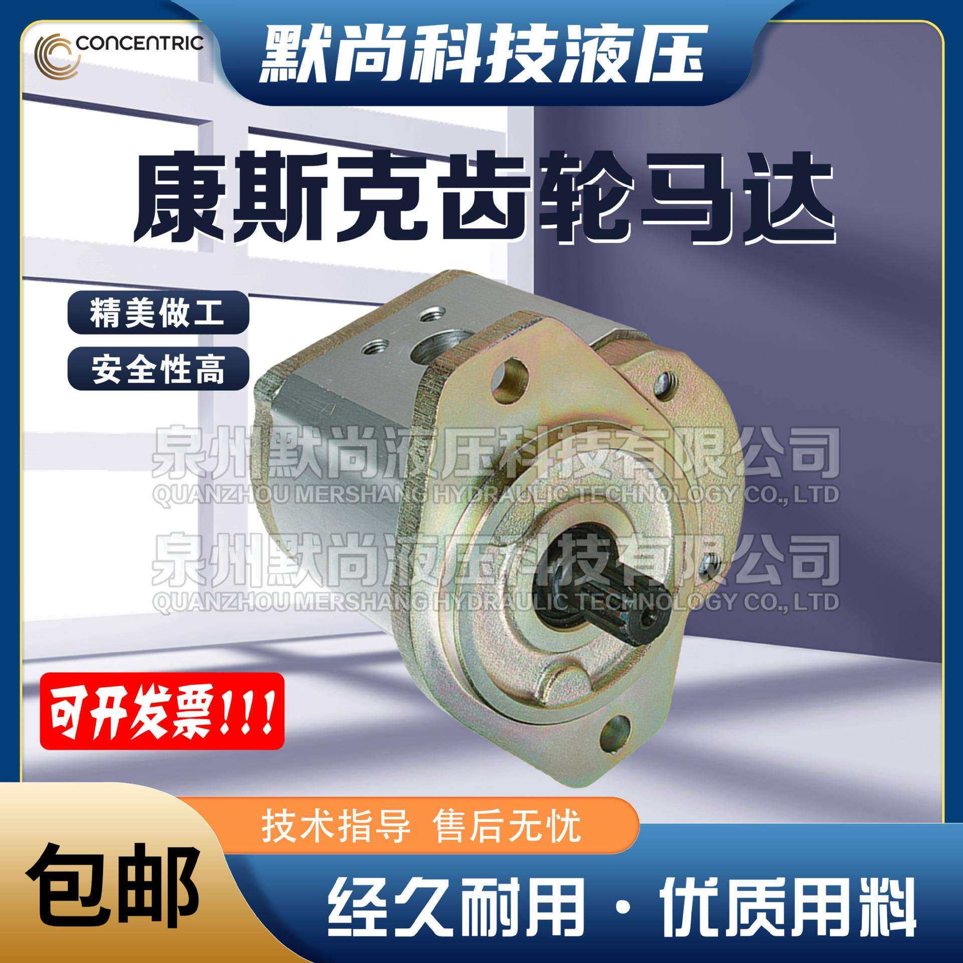 CONCENTRIC齿轮马达WM09A1B060/080/100/110/140/160/190/230/270