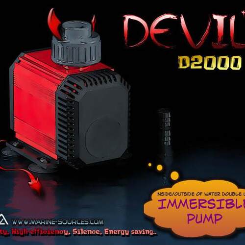 红魔鬼 D2000 水陆两用 潜水泵 循环水泵 Devil