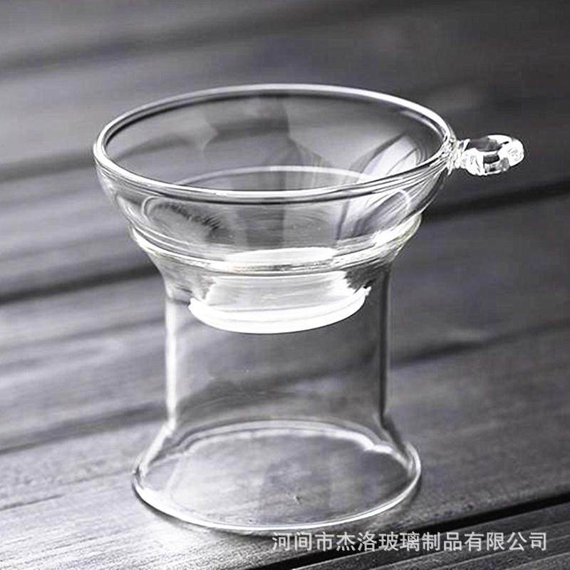 厂家玻璃茶漏公道杯过滤茶隔滤茶器漏斗茶道配件不锈钢过滤