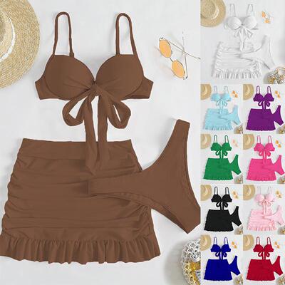 Split swimsuit, three swimsuits, women's bikini