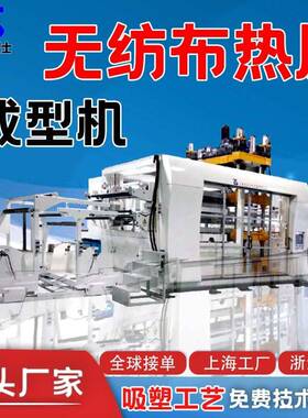 上海无纺布热压成型机大型吸塑成型机器设备厂家伺服驱动机器