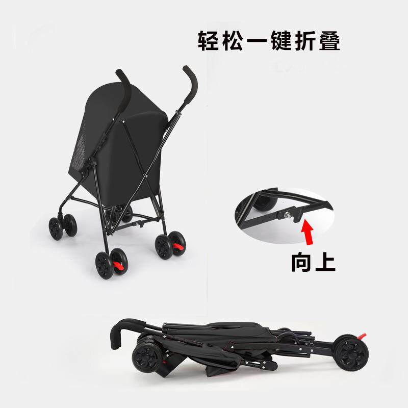 跨境宠物推车猫狗推车猫咪狗狗泰迪手推车外出小型可折叠轻便型