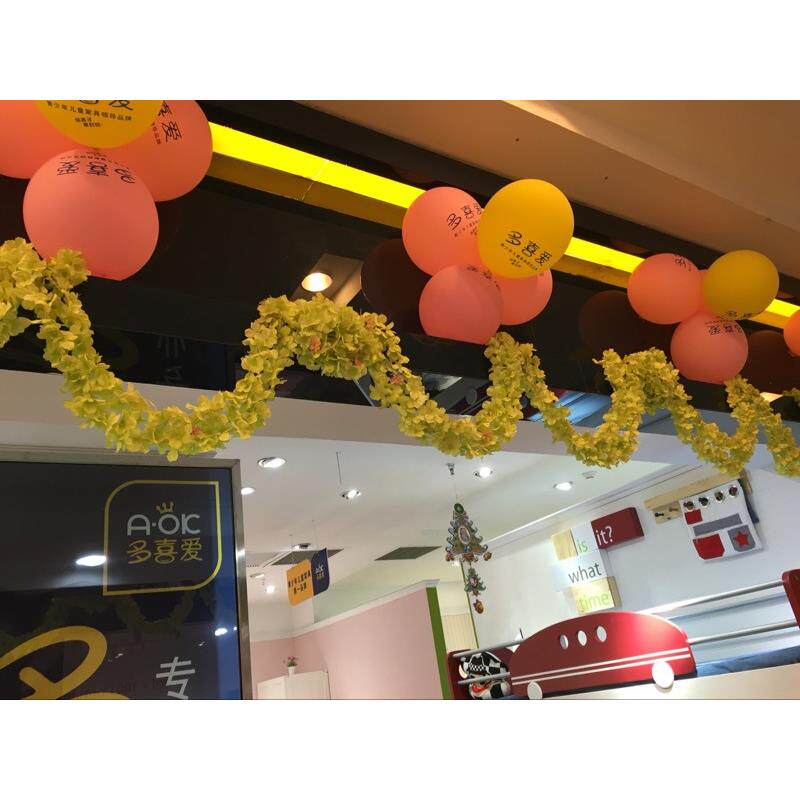 新款直销仿真绣球花条 紫罗兰壁挂 加密紫藤花条 婚庆豆花串装饰