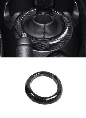 适用于宝马MINIF系F60真碳纤维排挡框干碳内饰改装饰件装饰贴