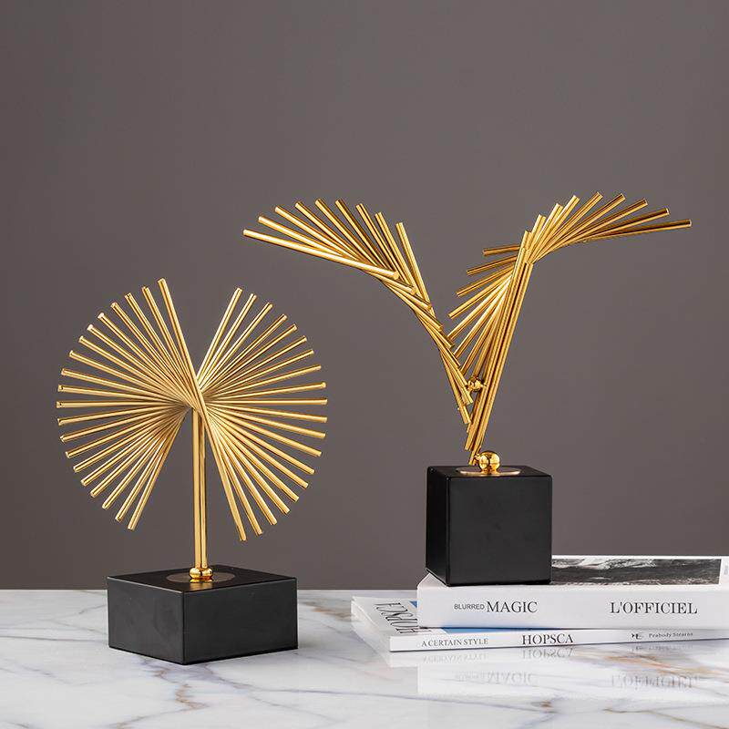 北欧抽象老鹰摆件室内软装饰品隔断柜台客厅玄关电视酒柜创意家居