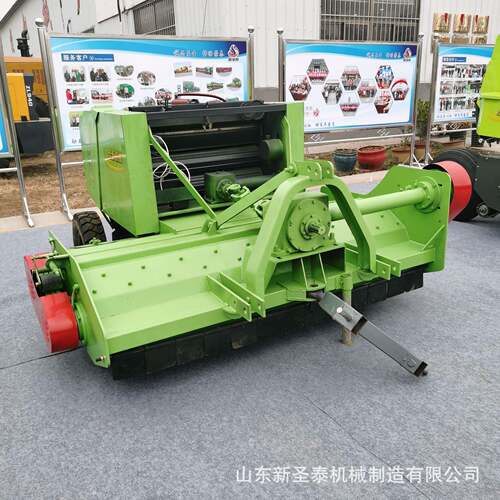 自动牧草收割打捆机圆捆玉米秸秆粉碎打捆机
