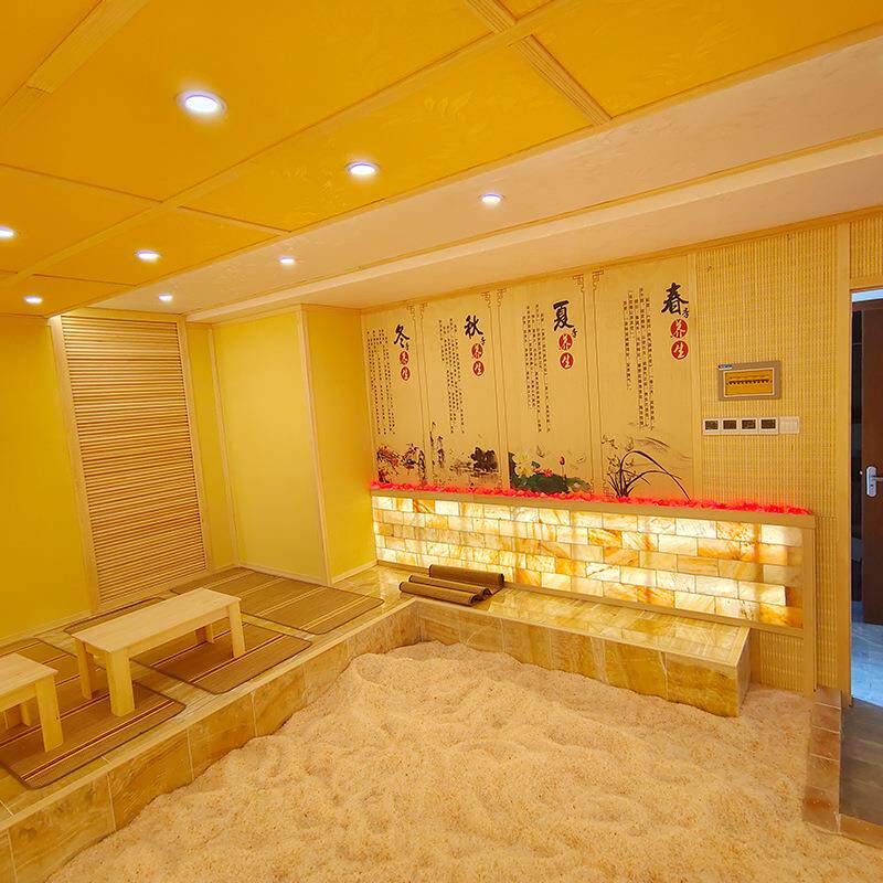 新款直销安装汗蒸房的美容院汗蒸房承建装修商用半盐桑拿房盐疗盐