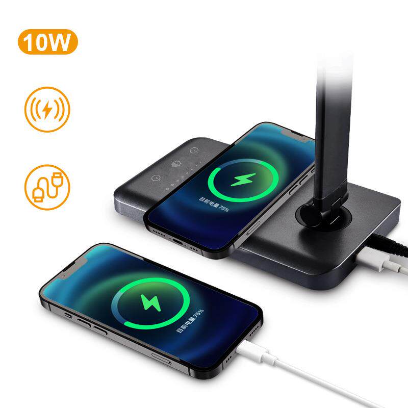 台灯充电护眼灯学生学习阅读小书桌折叠灯led可调光智能桌面