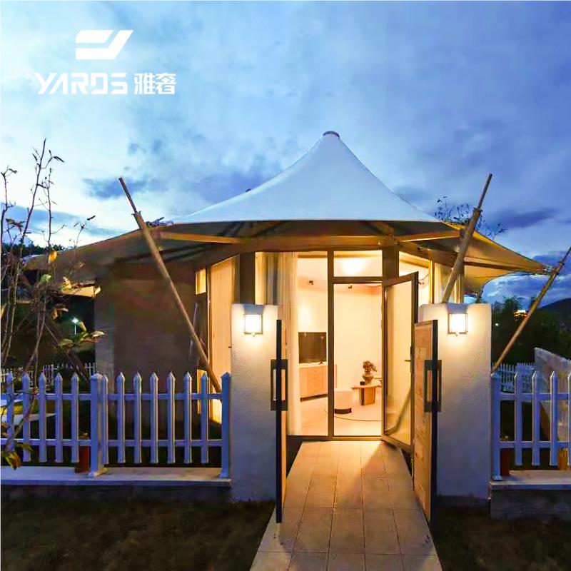 景区营生态露营旅馆北欧M1 77风格铁杆张地拉高端度假住膜宿别撑