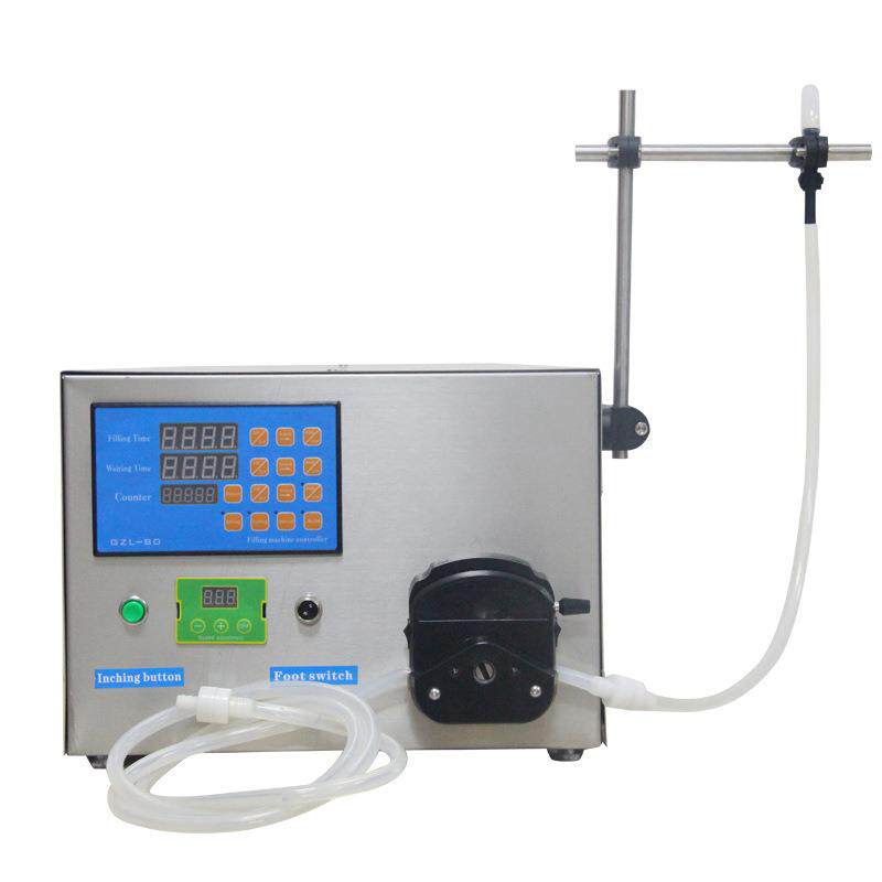 502胶水指甲油烟油水晶茶蜡烛饮料有机溶剂蠕动泵灌装机