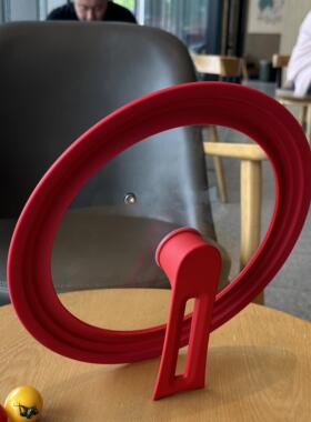 锅盖家用玻璃纤维化可立手柄矽胶耐高温32cm30炒锅通用款炒锅盖子