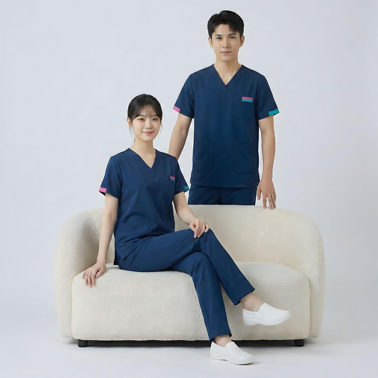 速干洗手衣女短袖手术室口腔美容手术服刷手服月嫂服医生工作服