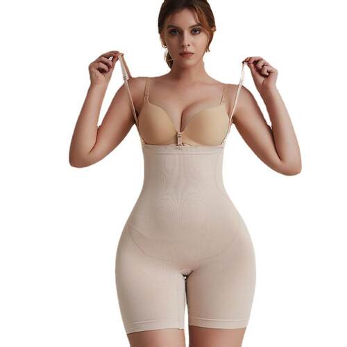 High waisted waist cinching pants, camisole one-piece