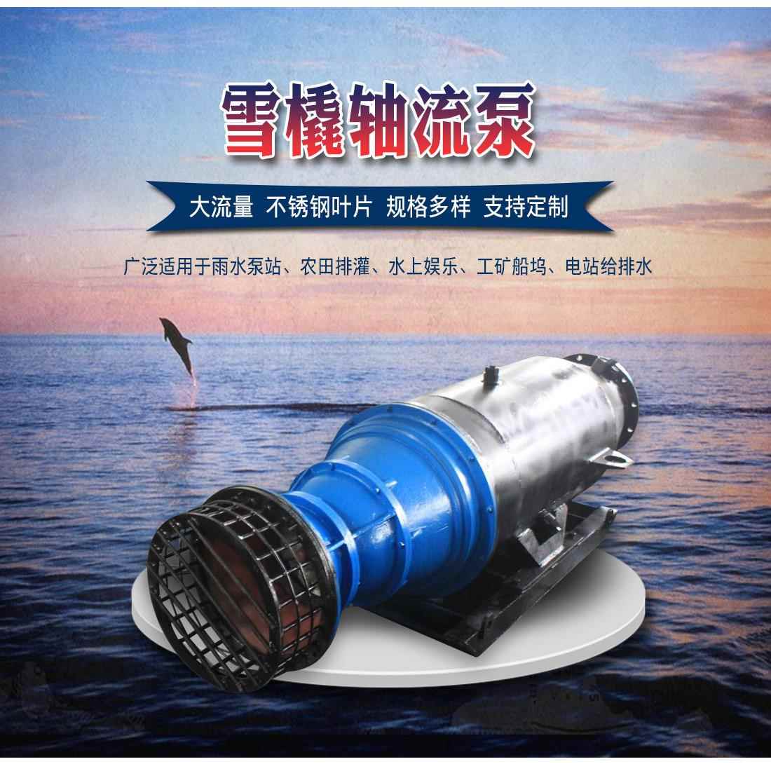 厂家直营QZB雪橇轴流泵斜拉式轴流泵大流量天津轴流泵价格