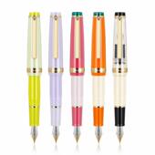 金豪82迷你短款 钢笔亚克力笔杆学生男女士练字便携口袋笔