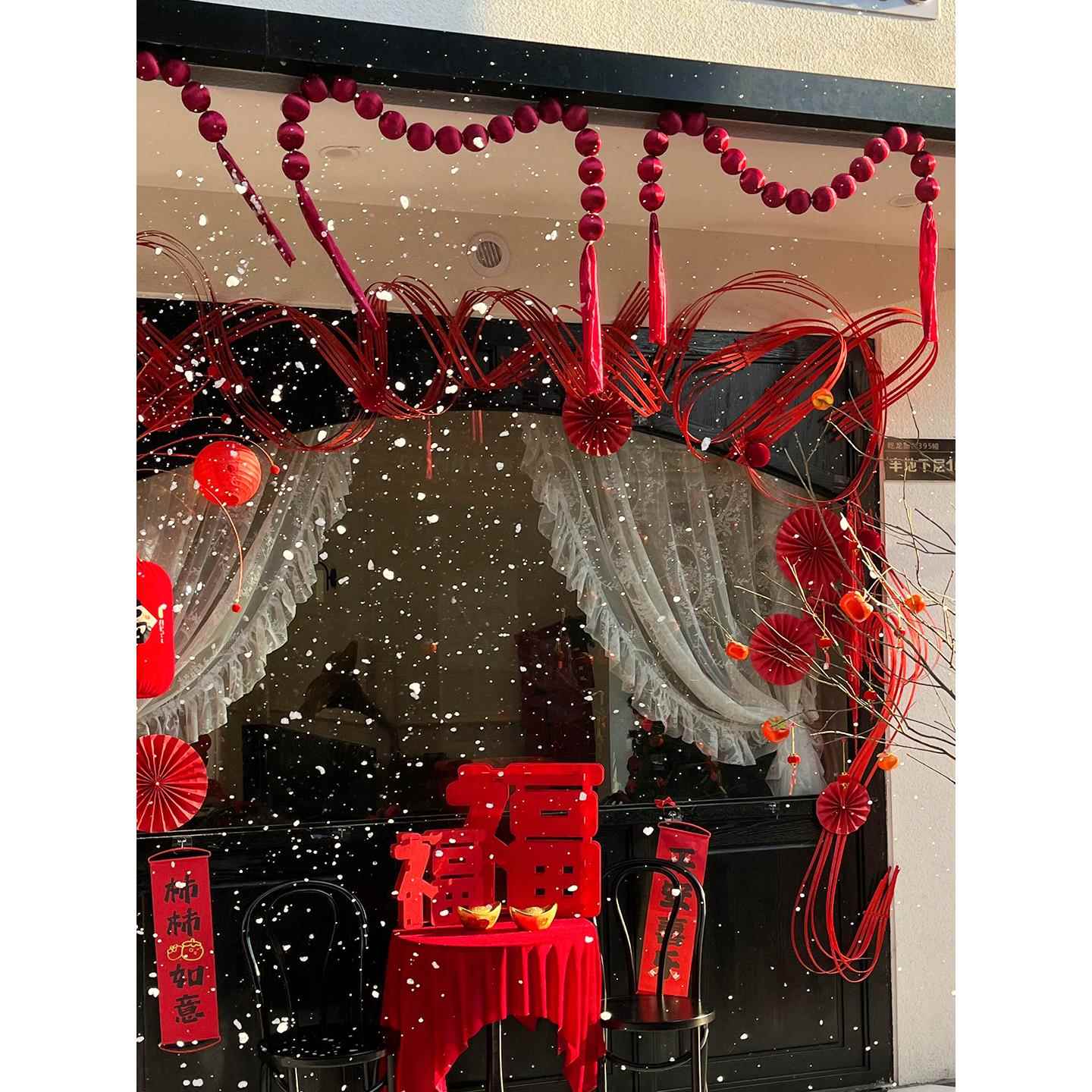 2026新年装饰品挂件灯笼挂饰春节过年店铺橱窗氛围感布置拍照道具