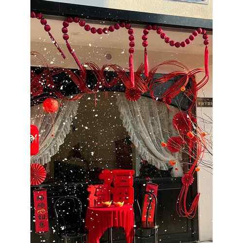 2026新年装饰品挂件灯笼挂饰春节过年店铺橱窗氛围感布置拍照道具