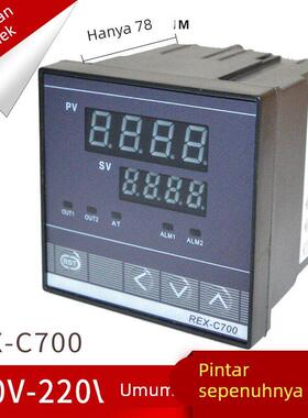 凯泽KZLTD短壳PID智能温控器REX-C700fk02-MV*an温控表数显温控仪
