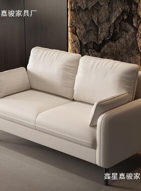 沙技客厅户型简约小VNT现代出租房屋网红小型公寓科布双三人位沙