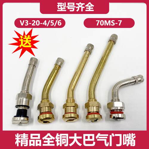 精品全铜大巴嘴卡车半挂货车轮胎气门嘴子真空轮胎气嘴铝合金轮毂