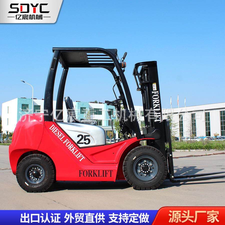 出口柴ZWI油叉2吨3吨侧移伸缩式能仓库功车工地搬运装卸多柴油叉