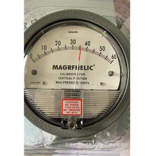 MAGRFHELIC指针微压差表2000系列0 60pa洁净室微压差计