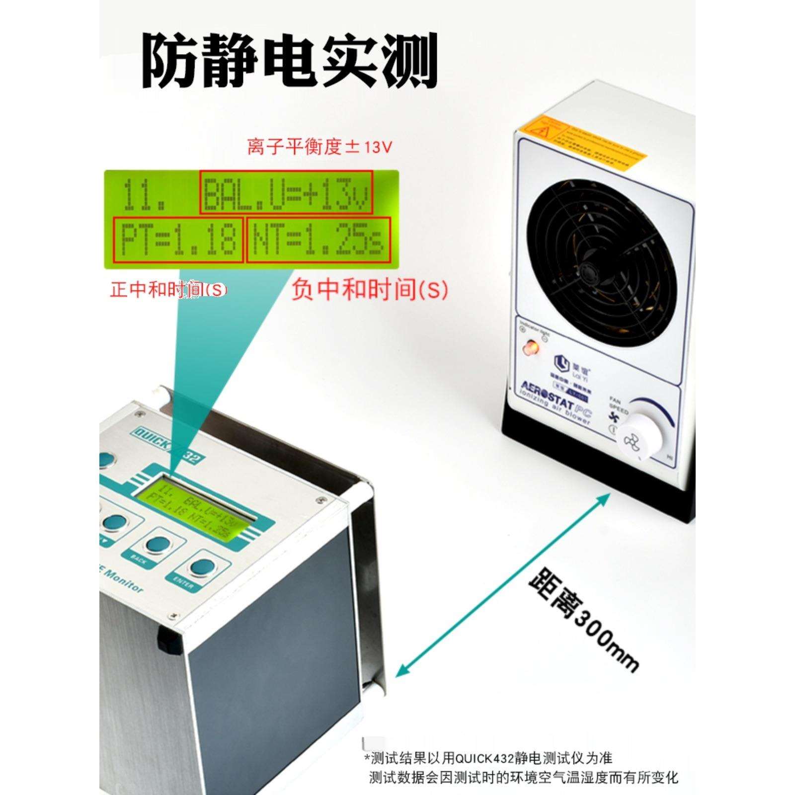 离子风机工业除静电台式去静电负高品质消除器防静电小型离子风扇