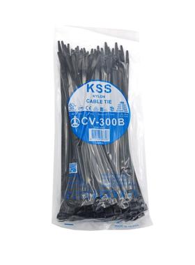 台湾7kss带300bcv6耐寒*-300线束带扎尼龙扎士进口士凯.黑色