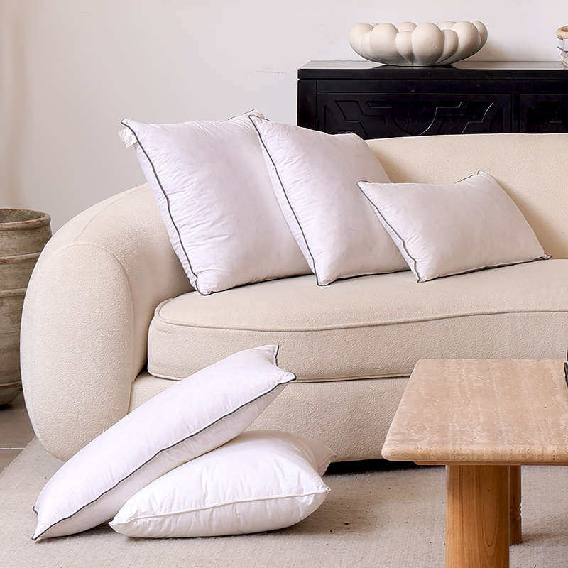 抱枕芯高弹羽丝棉枕芯纯棉柔软饱满鸭羽毛片羽绒方枕芯腰枕芯靠垫,居家布艺,靠垫/抱枕,淘宝优惠券,粉丝福利购,淘宝优惠卷