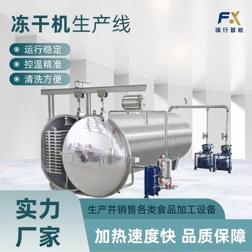 金丝菊花玫瑰花冻干设备果蔬柠檬片大型真空草莓冻干设备