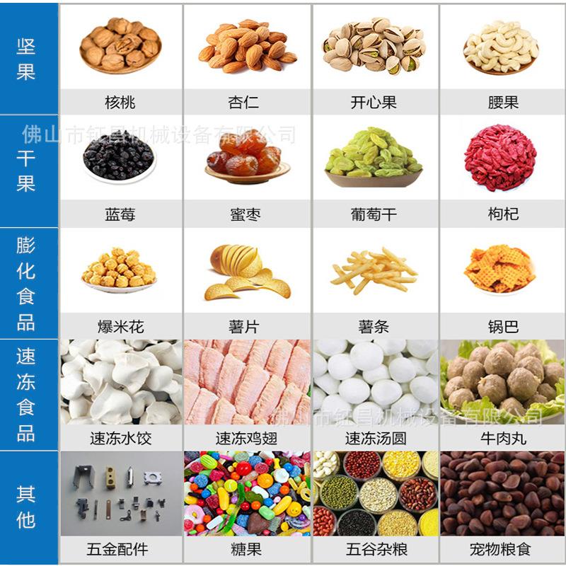 链袋装新疆特拉产葡给萄干包装机黑加仑提子529式干桑葚干袋包装