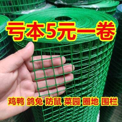 防锈铁丝网格网养殖鸡鸭网防鼠猫鸽兔阳台防护网果园菜园圈地围栏