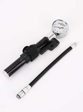 迷你车载气筒充手气压表外贸微型带高压打气筒定制微型便携脚踏打