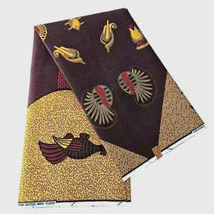 fabric wax 非洲蜡染布棉质量传统花布african batik