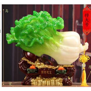 书柜酒柜招财蟾办公室客厅装饰品电视书房工艺品玄关金摆件玉白菜