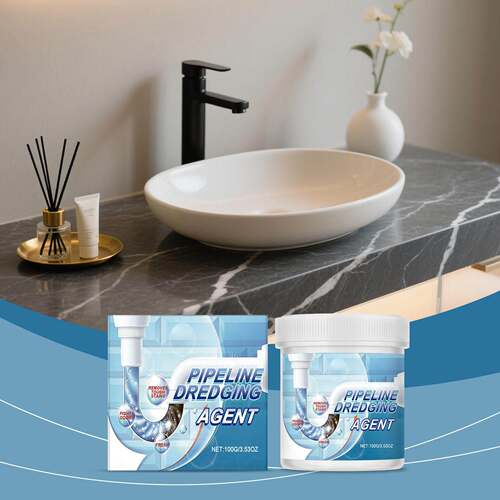 Pipe Cleaning Powder for Home Use - Ideal for Kitchen and Ba