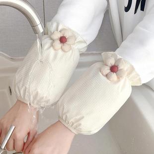 秋冬羽绒服专用短款防水好看的袖套女生成人高级感上班防污护袖头