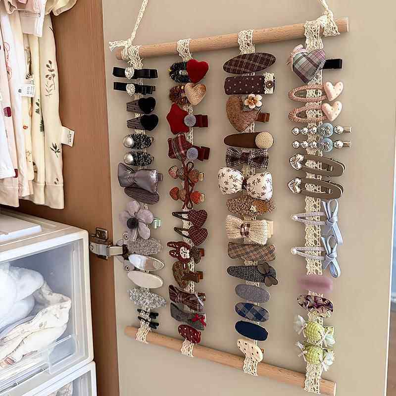 发夹收纳壁挂发卡展示架发饰发箍整理神器上墙家用卫生间儿童头饰,收纳整理,首饰架,淘宝优惠券,粉丝福利购,淘宝优惠卷