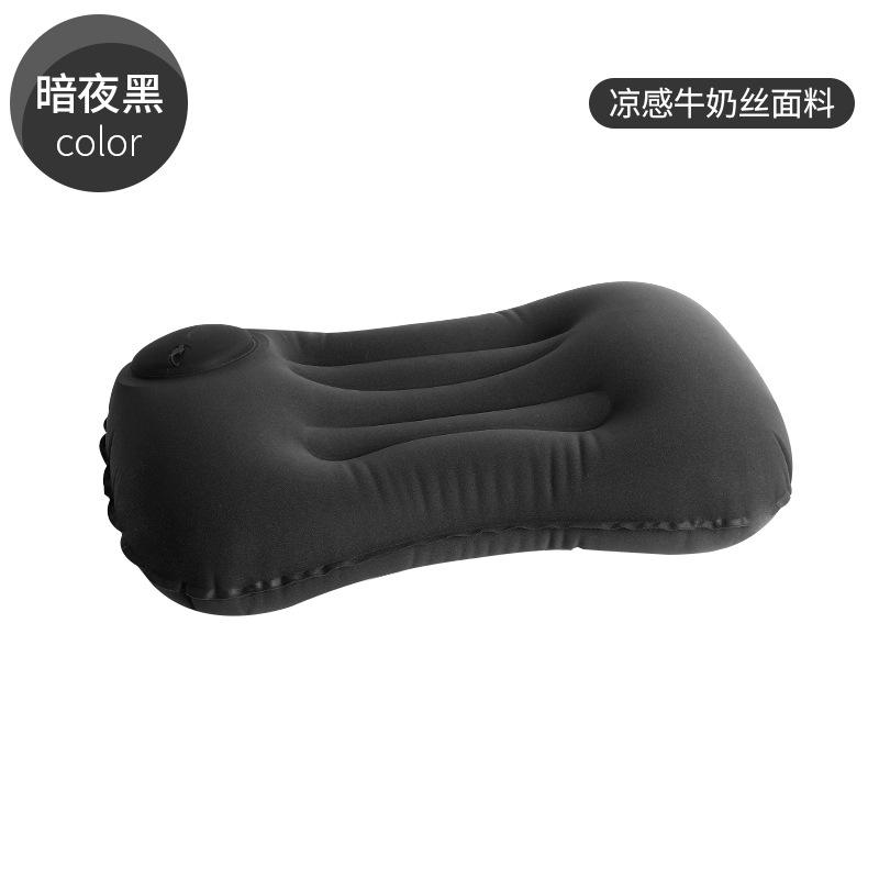 充气枕头旅行枕便携护腰靠垫坐车神器抱枕趴睡枕午休折叠吹气户外