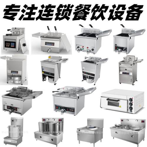 正磁台式立式油水分离电炸炉炸锅台式立式燃气油水分离电炸炉炸锅