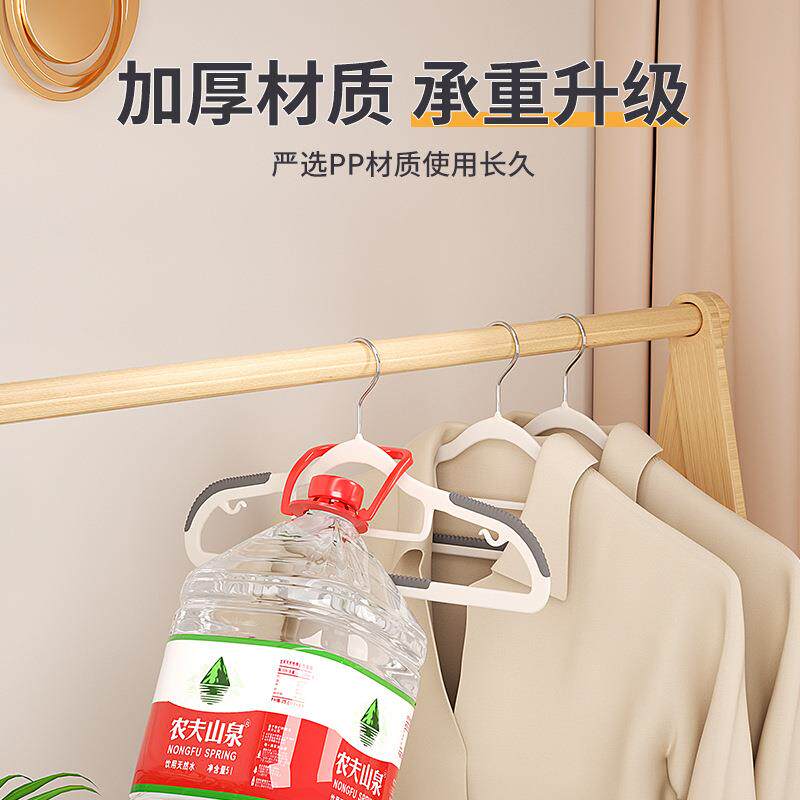 衣新款无痕衣架收成人整理师家用柜纳衣螺茗春晾晒防滑肩角服架护