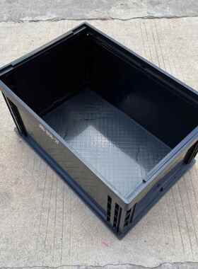 配套子盖防静电周转箱箱黑色3012#折叠ES转D周框静电箱可堆叠可折