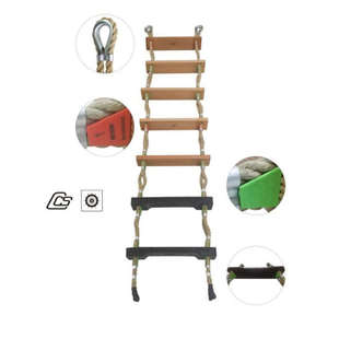 船 梯ccs救生软梯梯梯梯乘检船用软梯 铝合金逃生引水引水乘船登