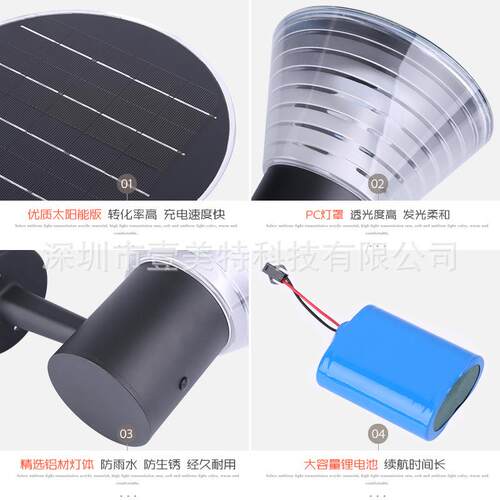 太能壁灯户BD3001外灯花园电别墙壁灯门灯阳超亮家用阳墅台室外庭