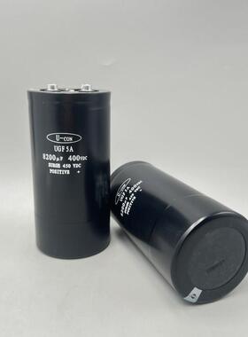 原装现货 U-CON UGF5A 400V8200UF 77x155mm 螺脚铝电解电容