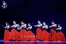 雪龙吟万疆儿童芒种国潮风古典少儿街舞现代爵士舞蹈演出服大摆裙